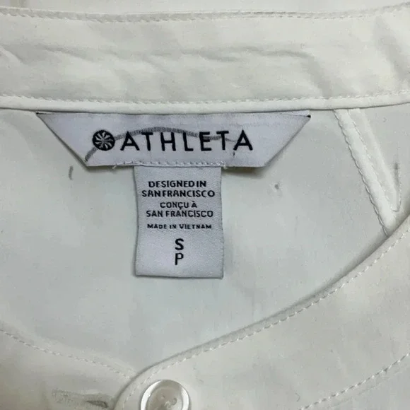 ATHLETA Cinched Waist Long Sleeve Performance Poplin Jacket / MIDI Shirt Dress - Picture 12 of 12